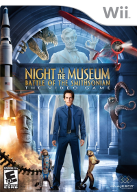 Night at the Museum Battle of the Smithsonian Wii  box art